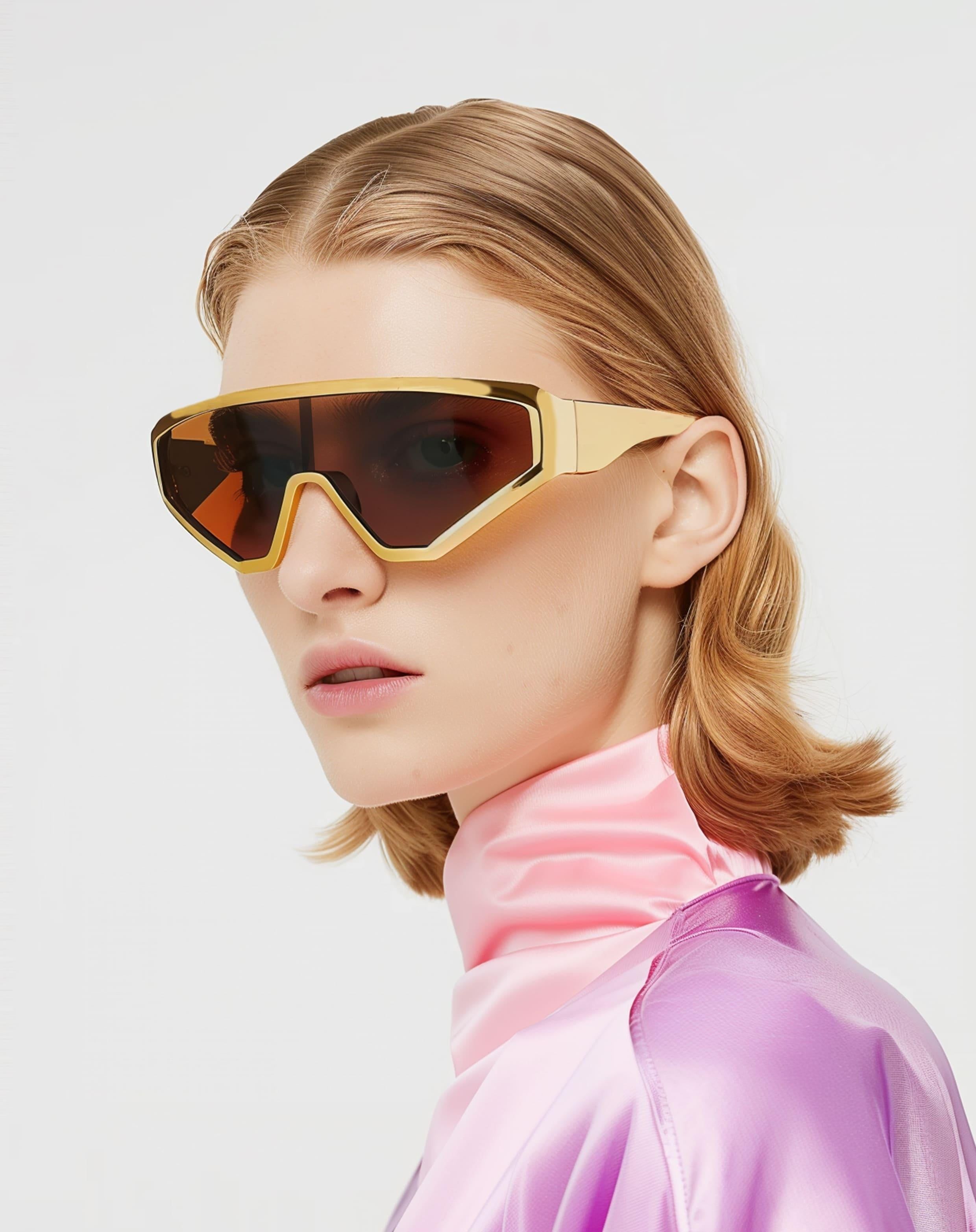 Kristina Sunglasses - Gold sold by JW PEI