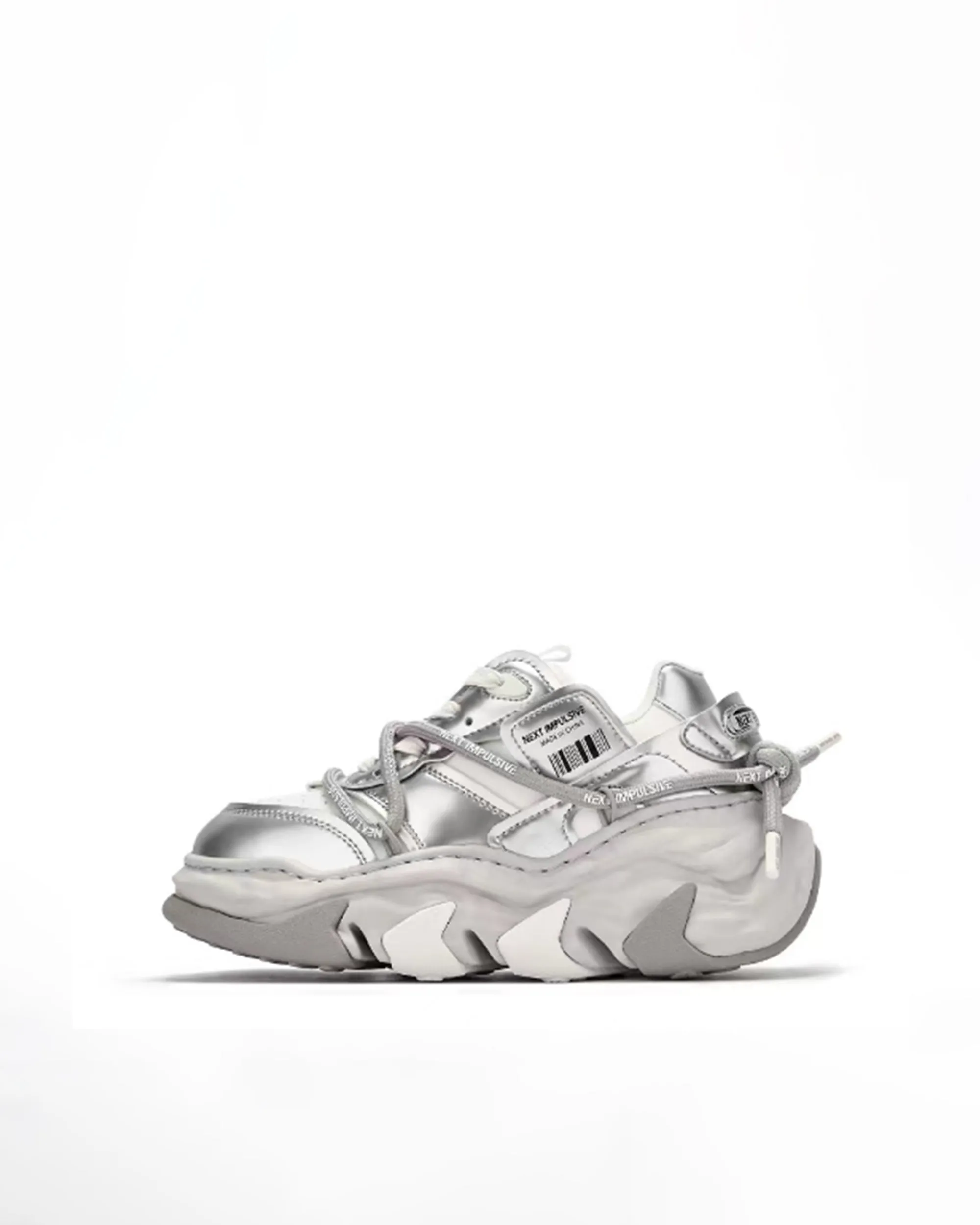 Ava Innovative Dad Sneaker - Silver sold by JW PEI