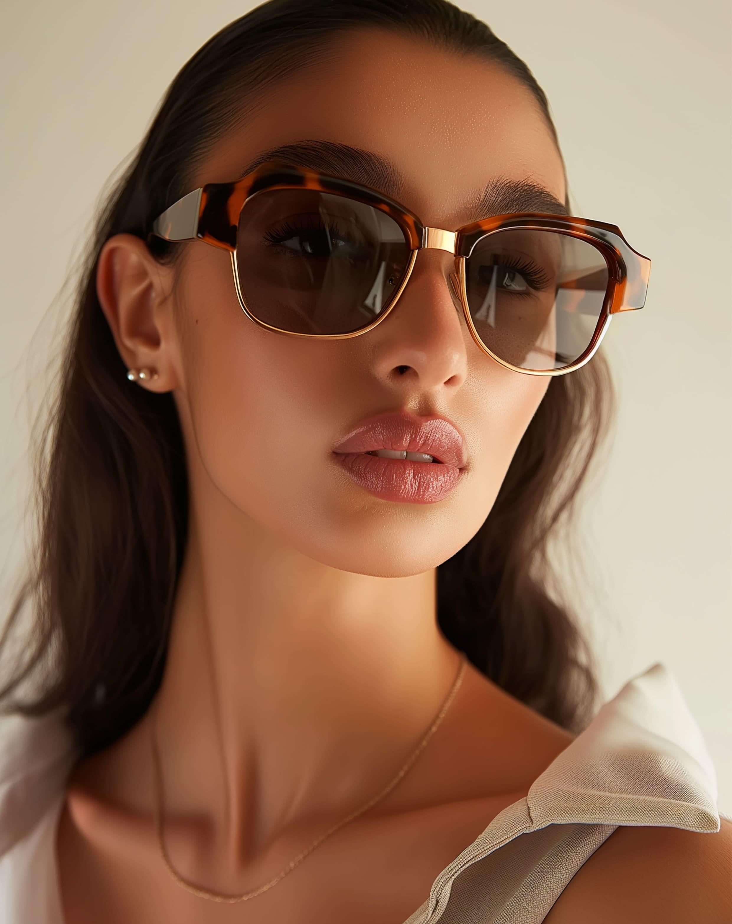 Rayne Sunglasses - Brown sold by JW PEI