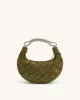 Orla Weave Handbag - Dark Olive sold by JW PEI