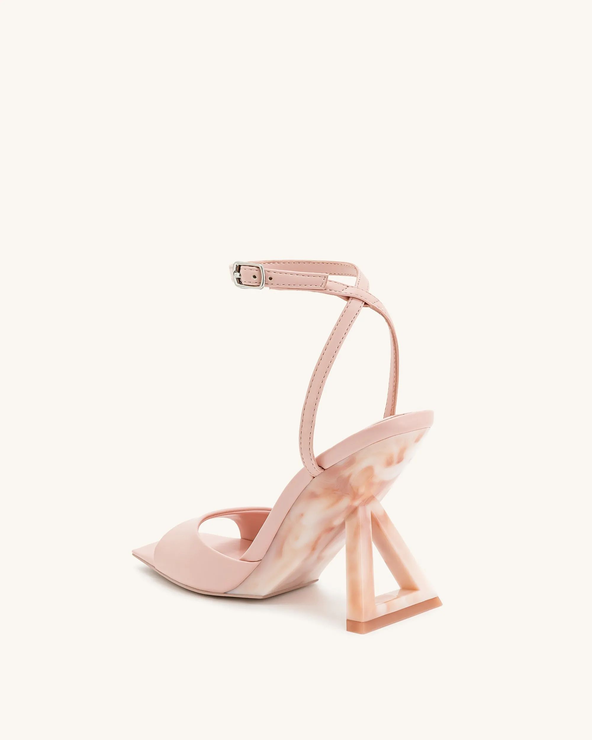 Hayden Triangle Wedge Sandals - Pink Beige sold by JW PEI product image thumbnail 4