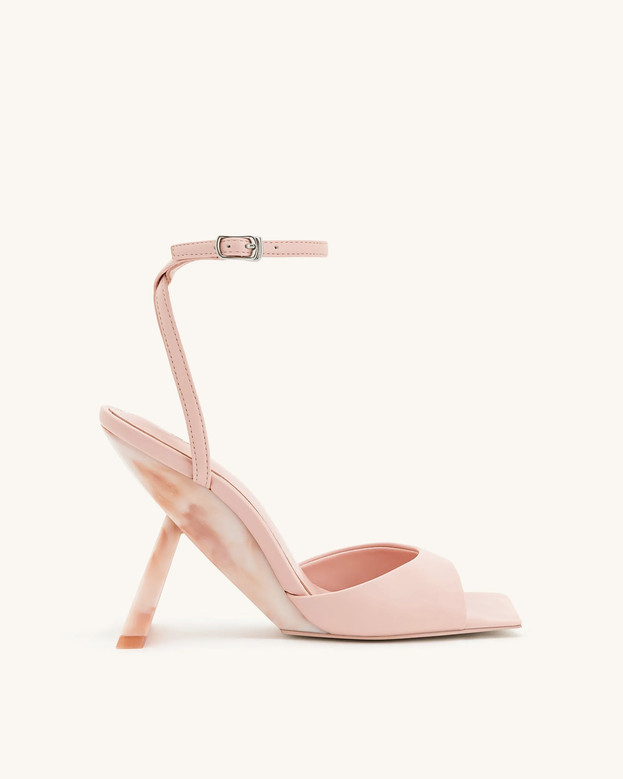 Hayden Triangle Wedge Sandals - Pink Beige sold by JW PEI product image thumbnail 2