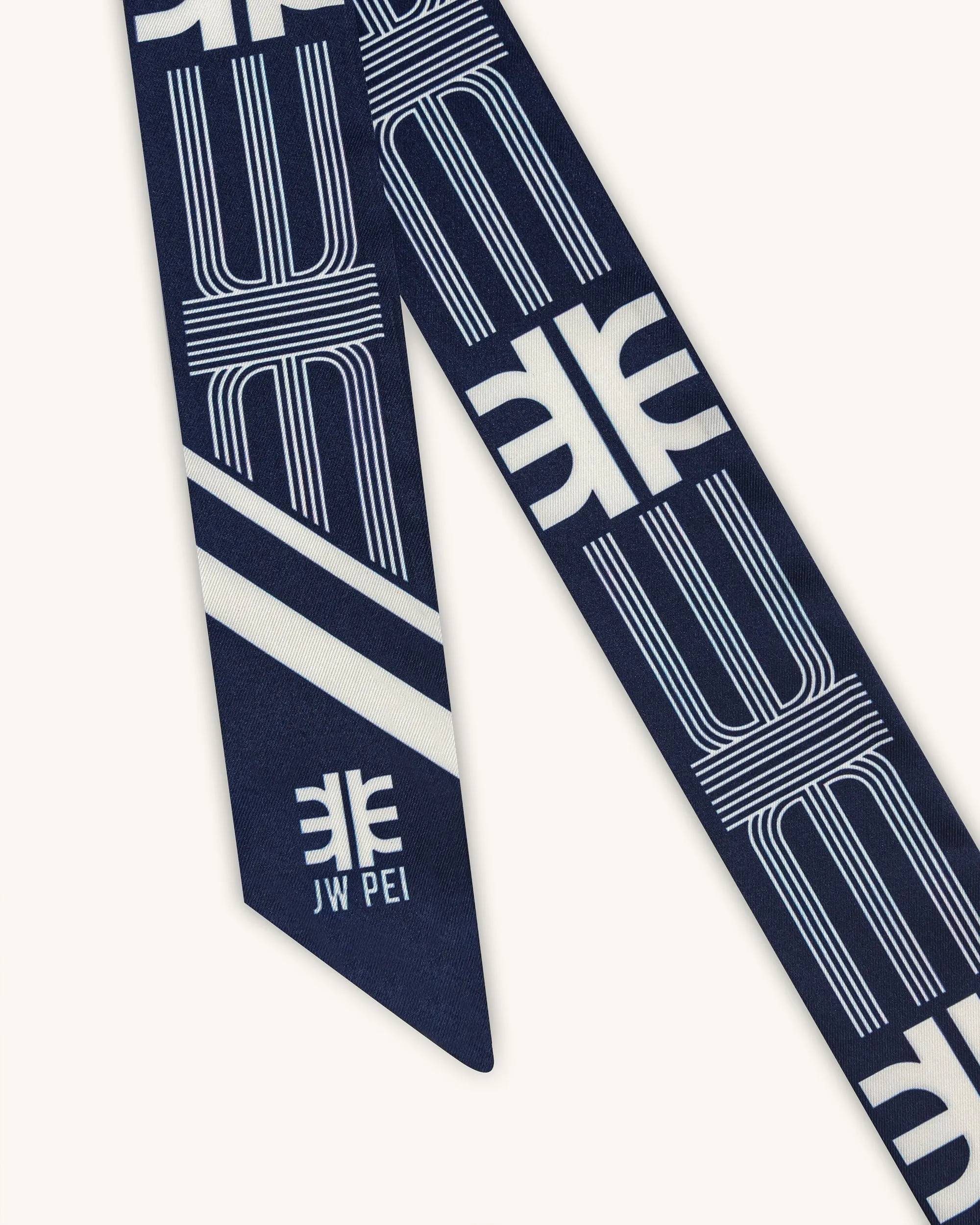 FEI Faux Silk Twill Scarf - Navy sold by JW PEI product image thumbnail 2