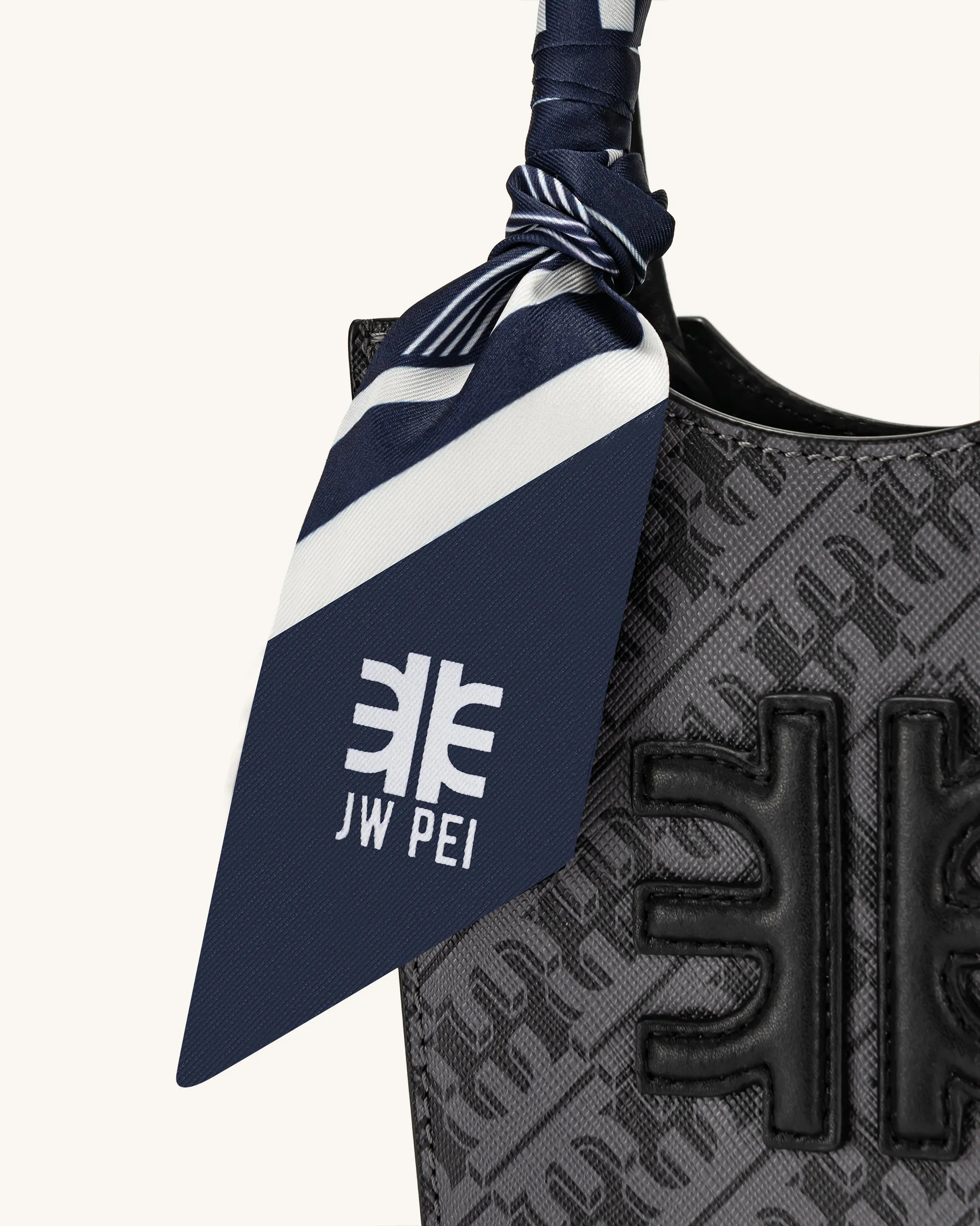 FEI Faux Silk Twill Scarf - Navy sold by JW PEI product image thumbnail 4