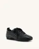 Ferne Streamlined Lustrous Sneakers  - Black sold by JW PEI