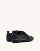 Ferne Streamlined Lustrous Sneakers  - Black sold by JW PEI