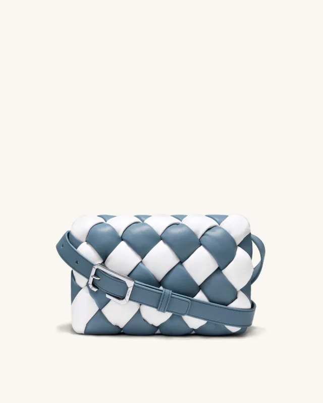 Maze Bag - White & Blue sold by JW PEI