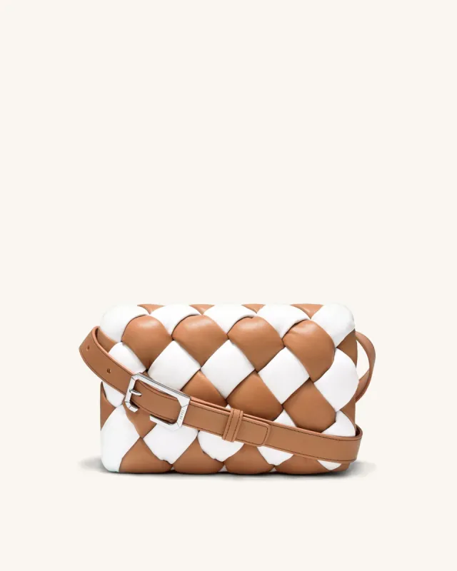 Maze Bag - White & Tan sold by JW PEI