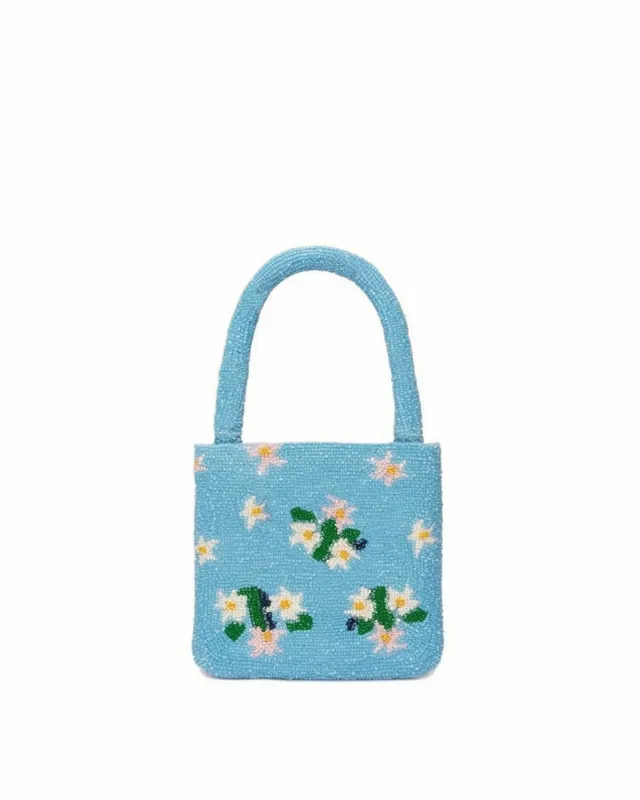 Bluebell Flower Handbag - Light Blue sold by JW PEI