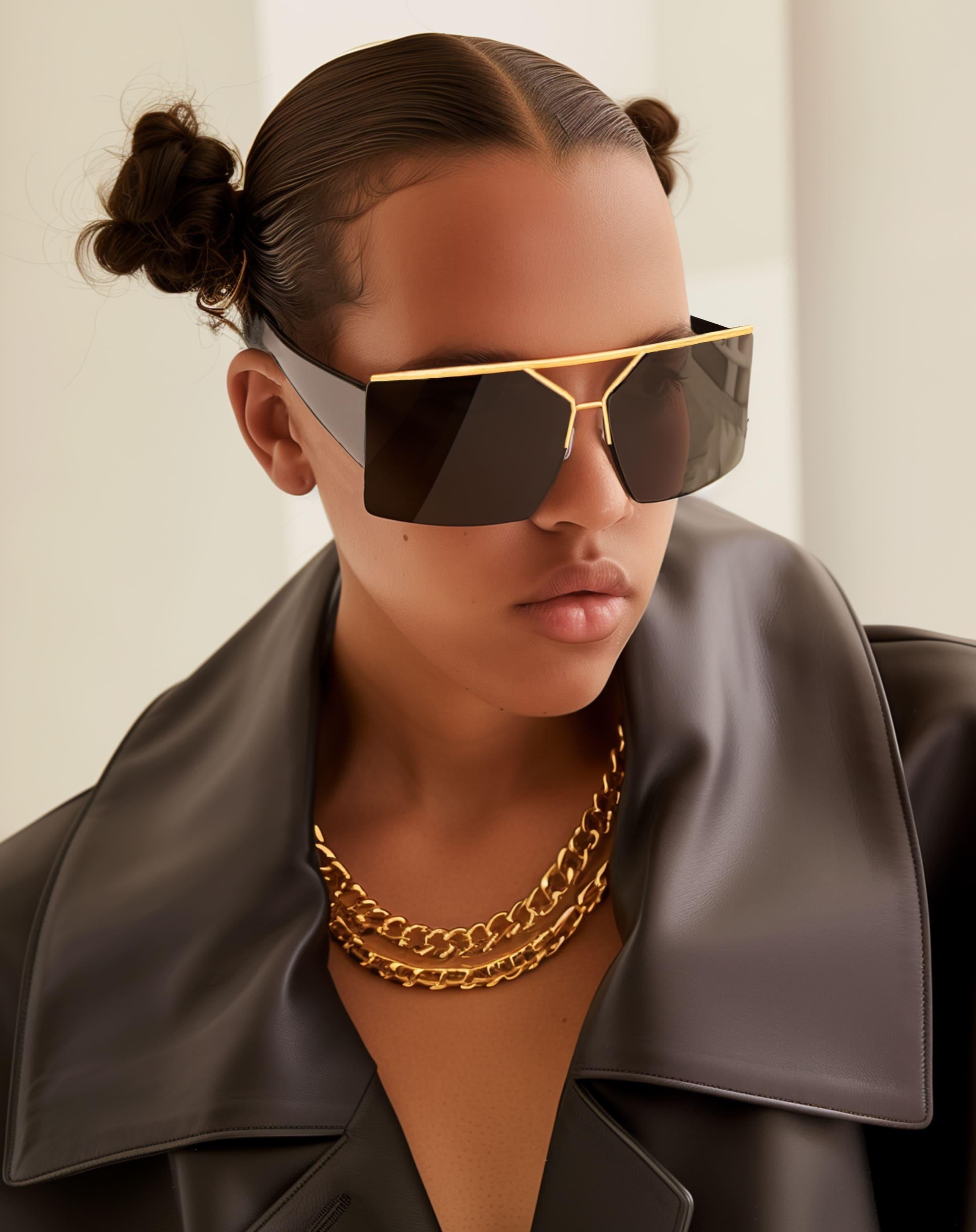 Brittany Sunglasses - Black sold by JW PEI