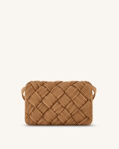 Maze Crossbody Bag - Brown sold by JW PEI