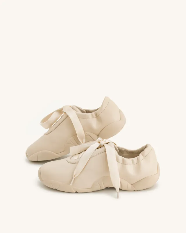 Flavia Ballerina Sneakers - Apricot sold by JW PEI