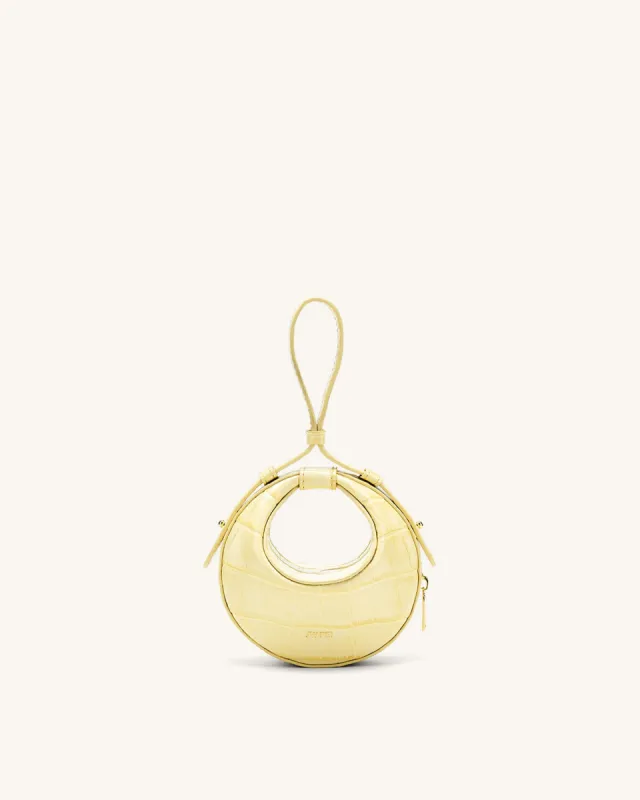 Rantan Super Mini Bag - Light Yellow Croc sold by JW PEI