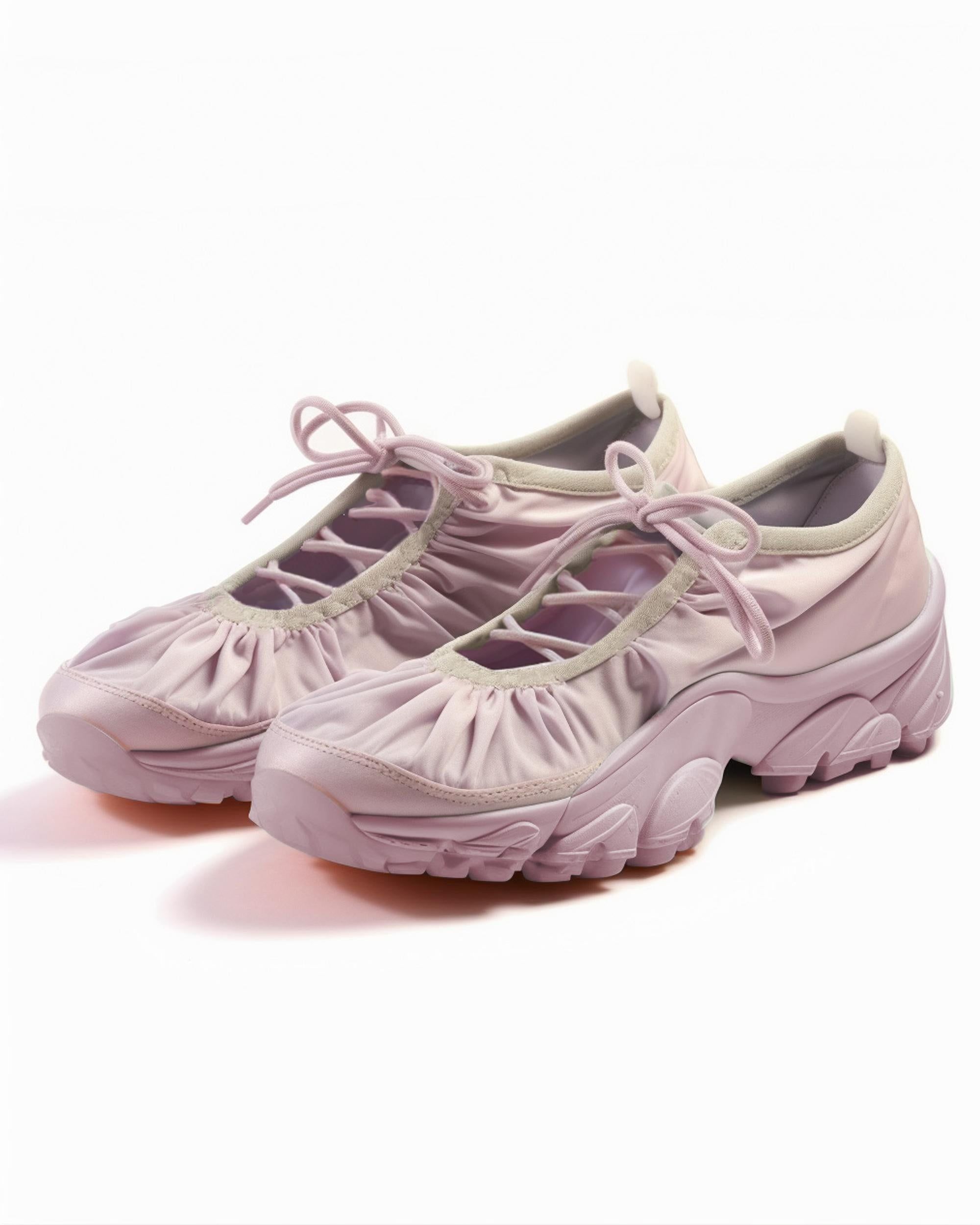 Lacing-up Ballerina Sneakers-Purple sold by JW PEI