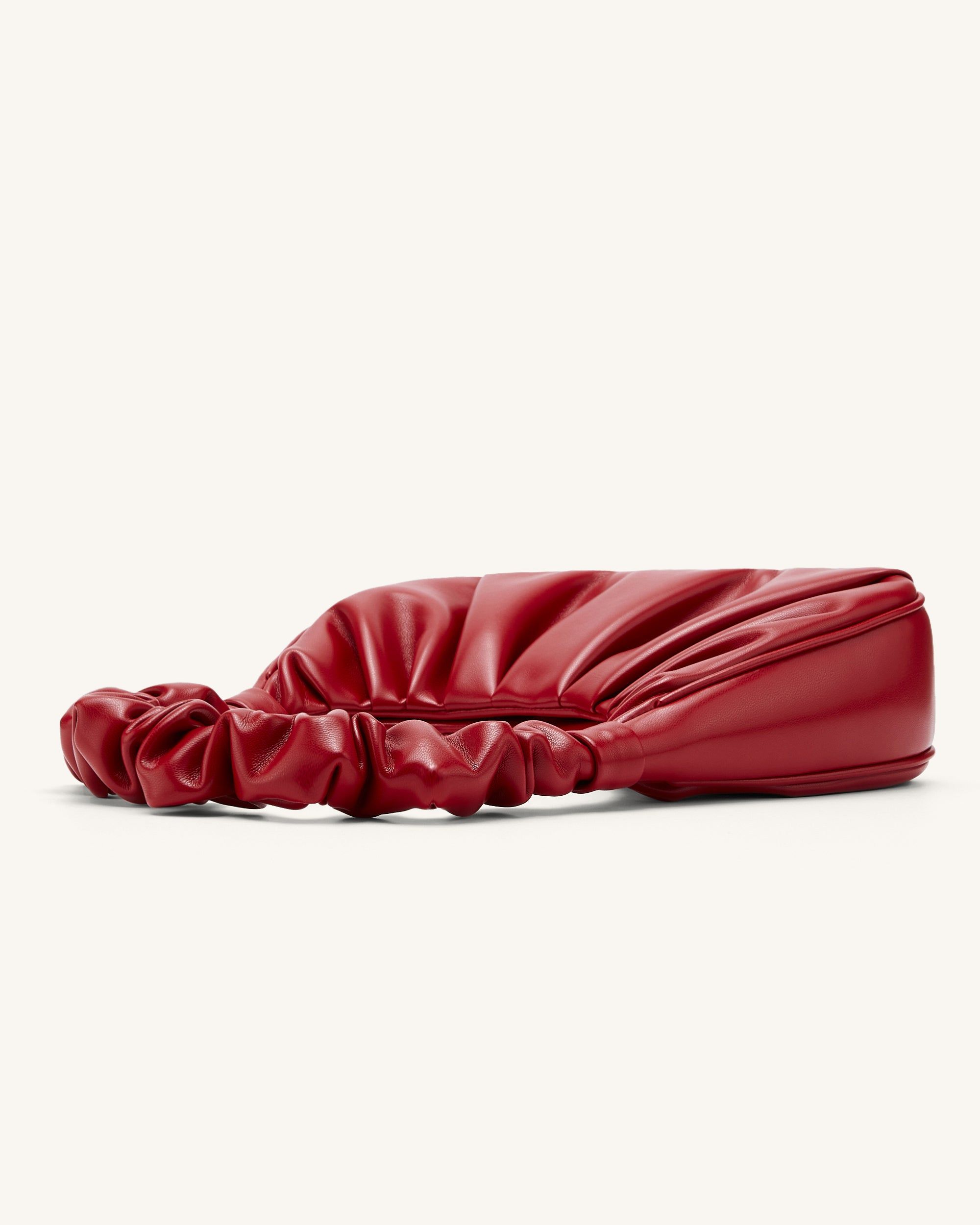 Gabbi Ruched Hobo Handbag - Chili sold by JW PEI product image thumbnail 4