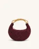 Orla Weave Handbag - Claret sold by JW PEI