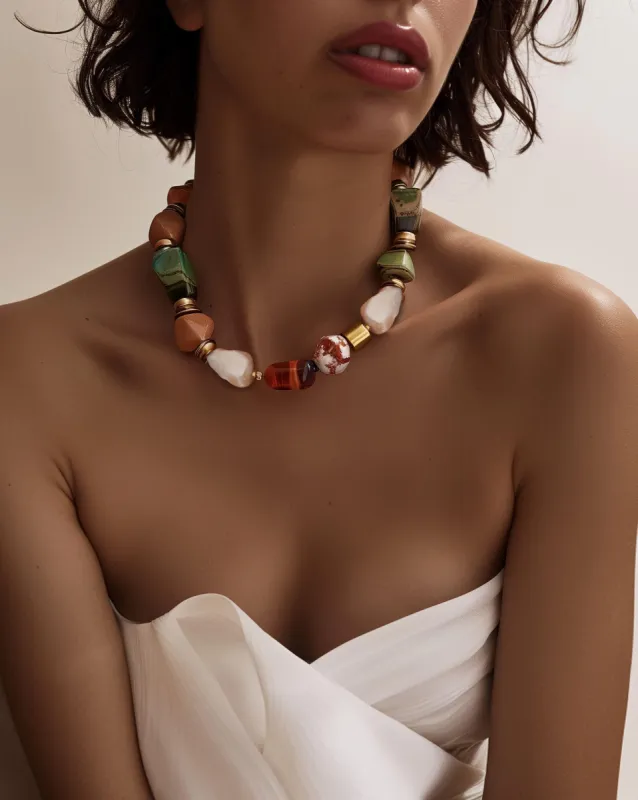 Neena Necklace - Multi Color sold by JW PEI