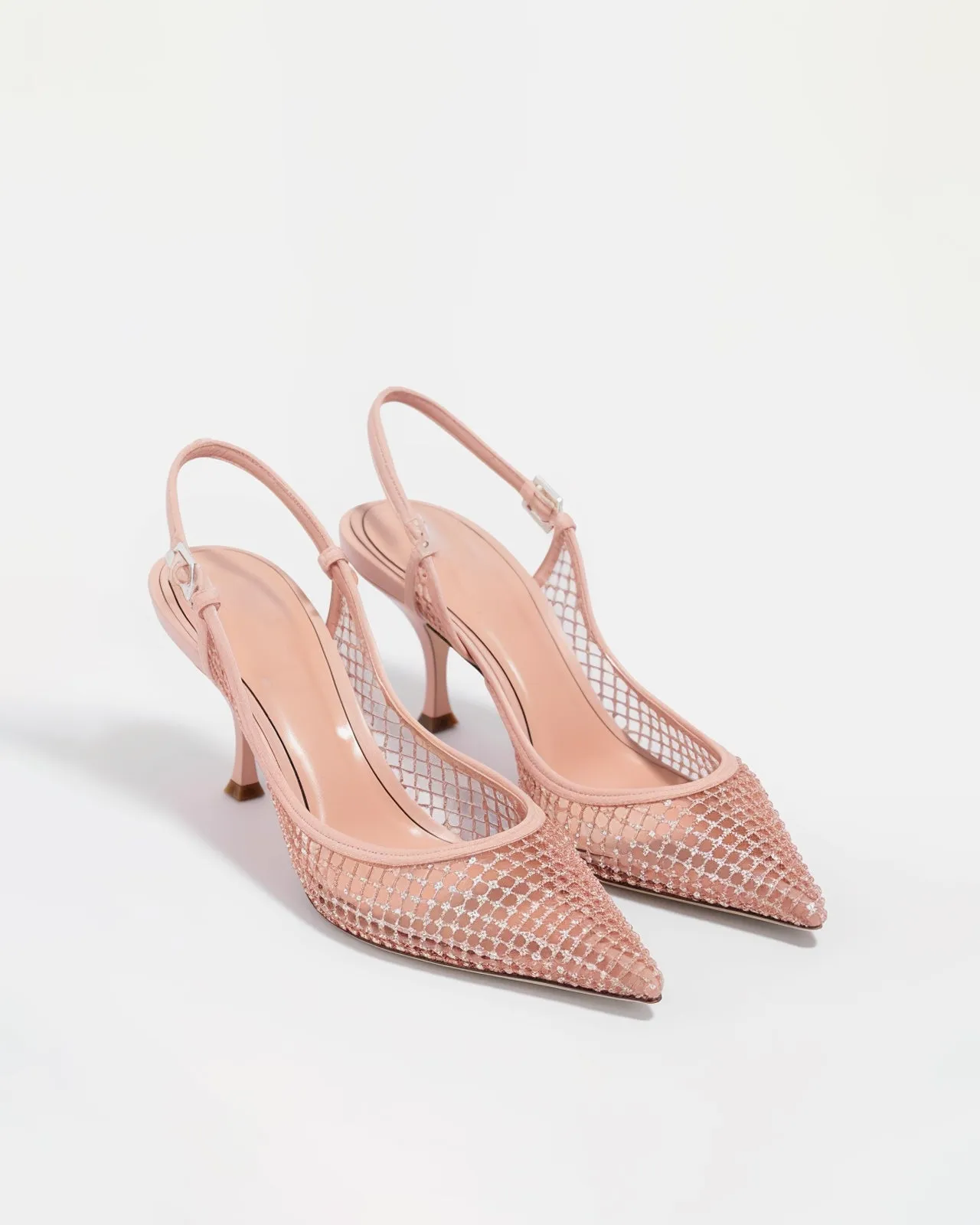 Grace Mesh Pumps - Nude sold by JW PEI