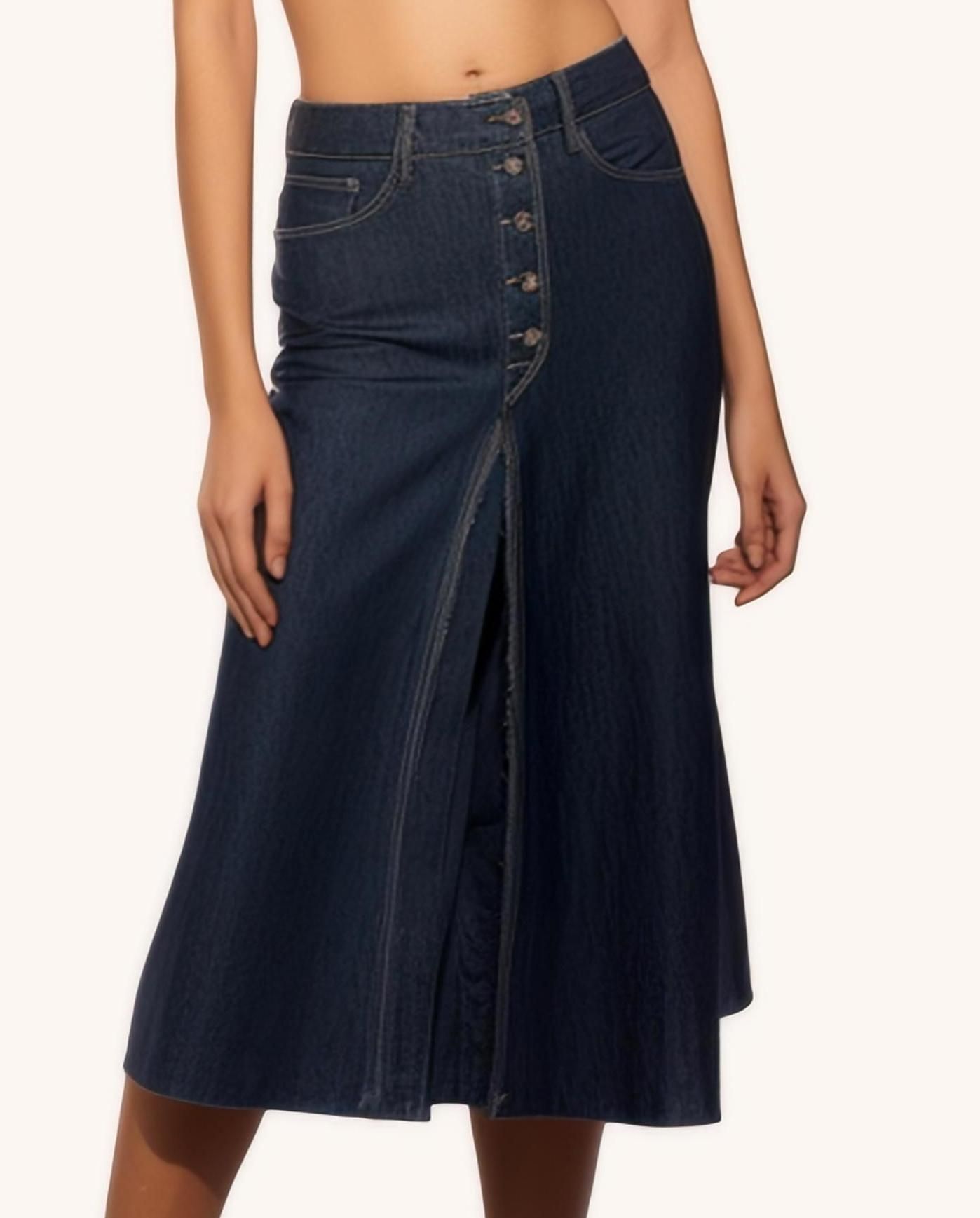 Colette Denim Midi Skirt sold by JW PEI product image thumbnail 2