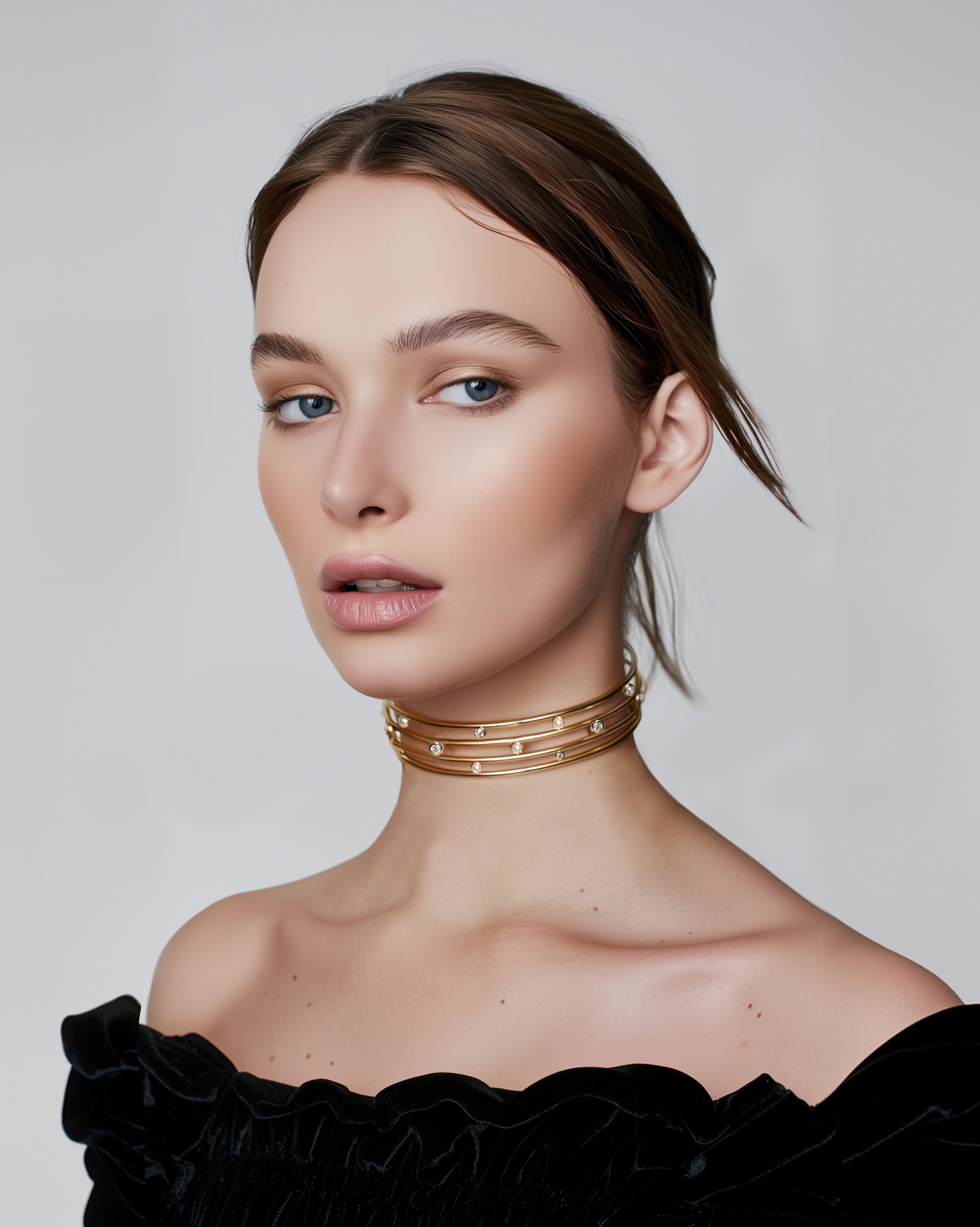 Violet Chocker - Gold sold by JW PEI