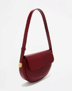 Flap Crossbody Bag - Deep Claret sold by JW PEI