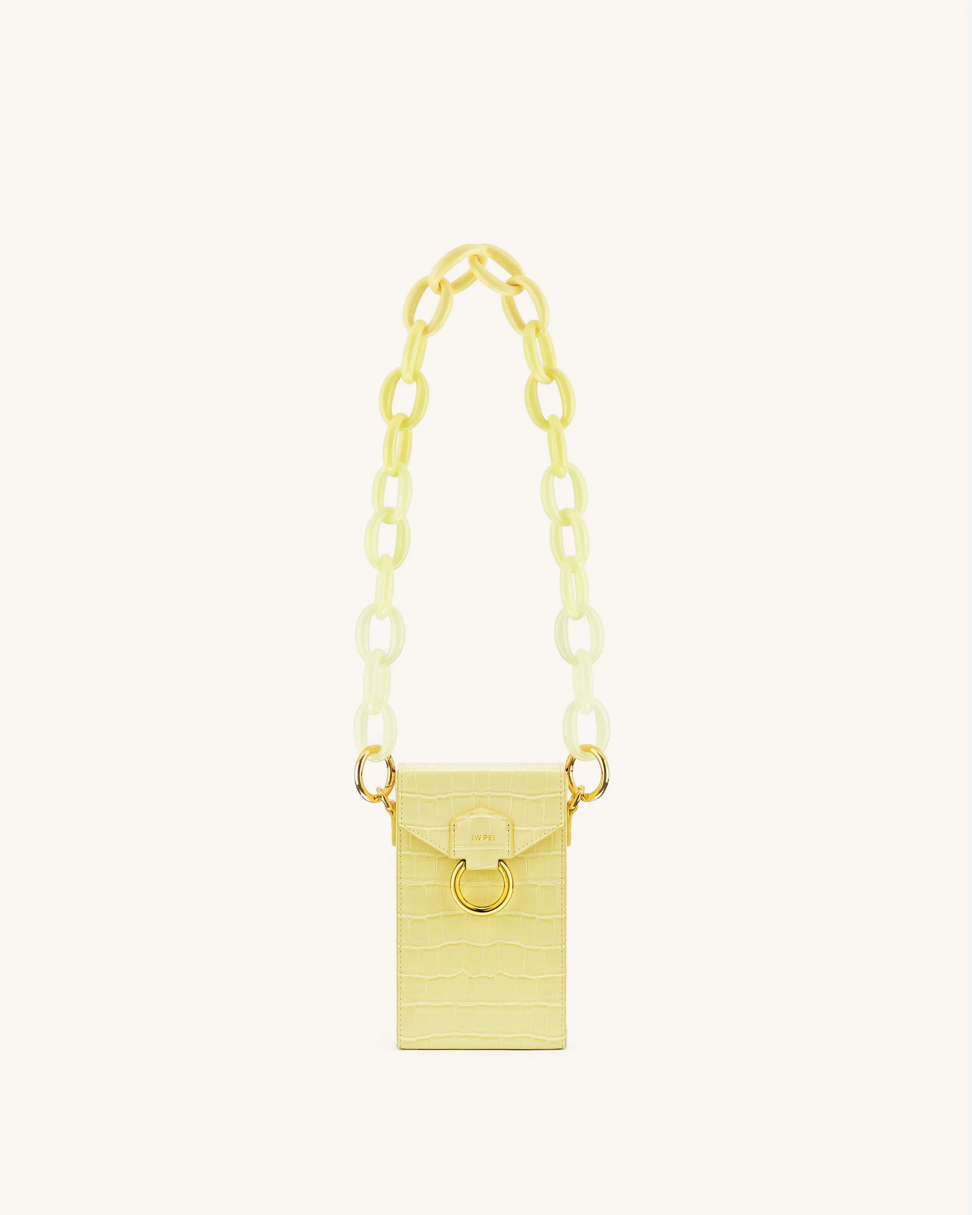 Mya Gradient Acrylic Chain Strap - Yellow sold by JW PEI product image thumbnail 3