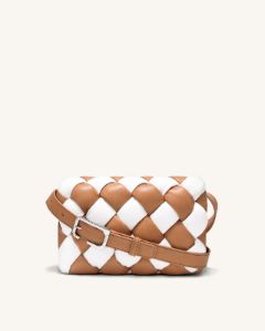 Maze Bag - White & Tan sold by JW PEI