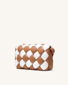 Maze Bag - White & Tan sold by JW PEI