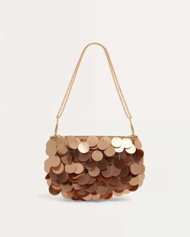 Shimmering Disc Sequin Bag - Gold sold by JW PEI