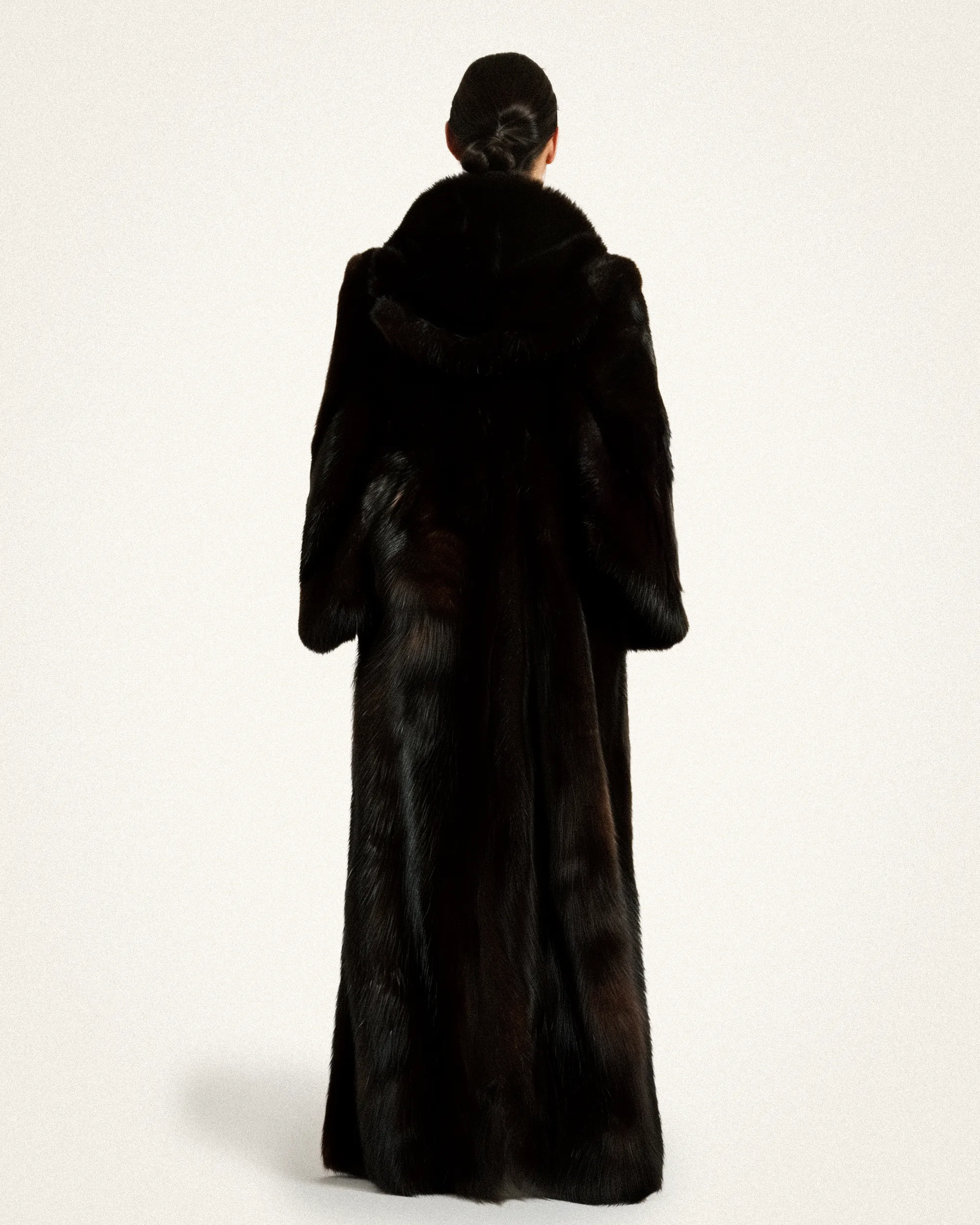 Lilly Long Faux Fur Coat - Dark Brown sold by JW PEI product image thumbnail 2
