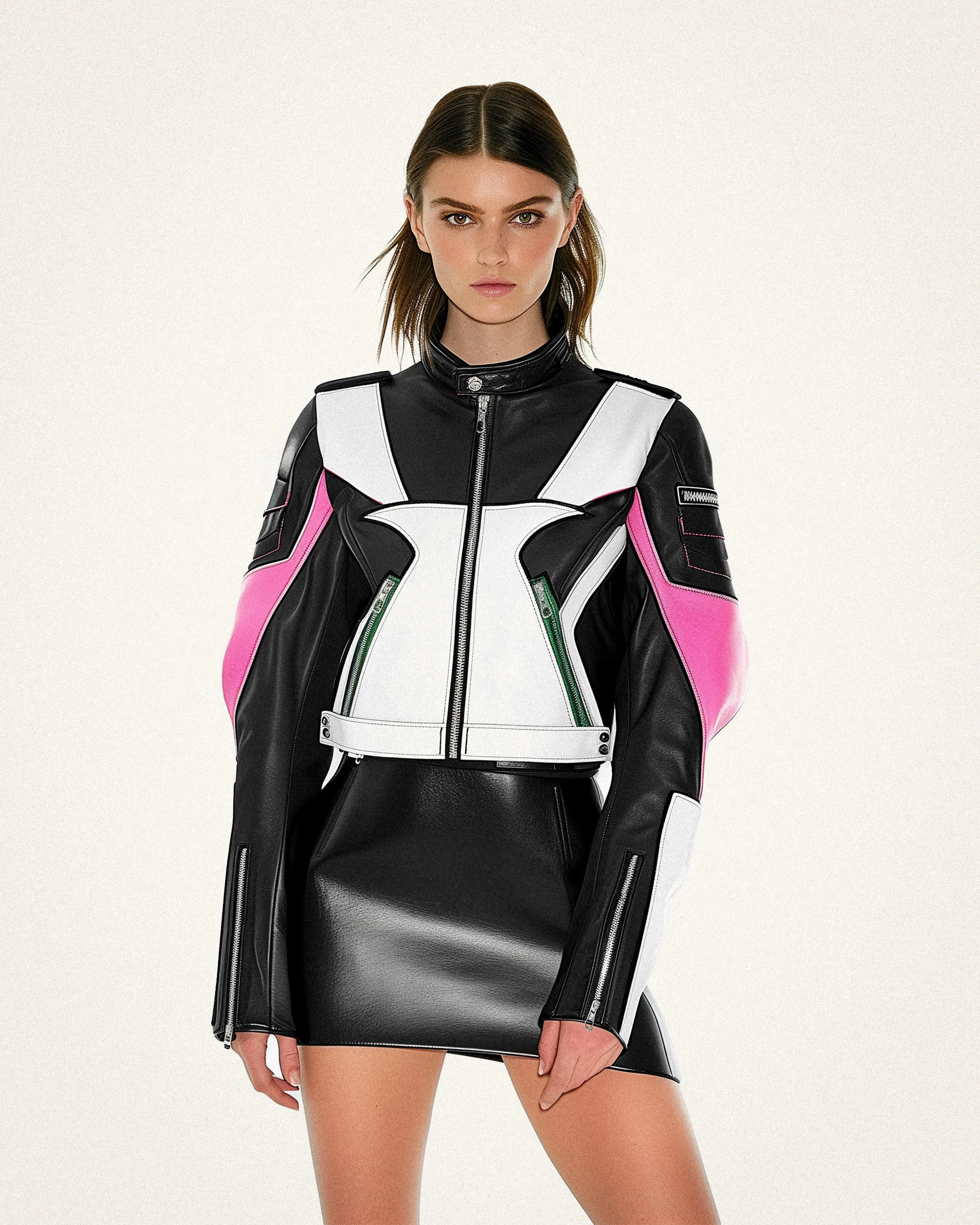 Naomi Biker Jacket - Multicolor sold by JW PEI