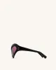 Quorra Cateye Sunglasses - Black sold by JW PEI