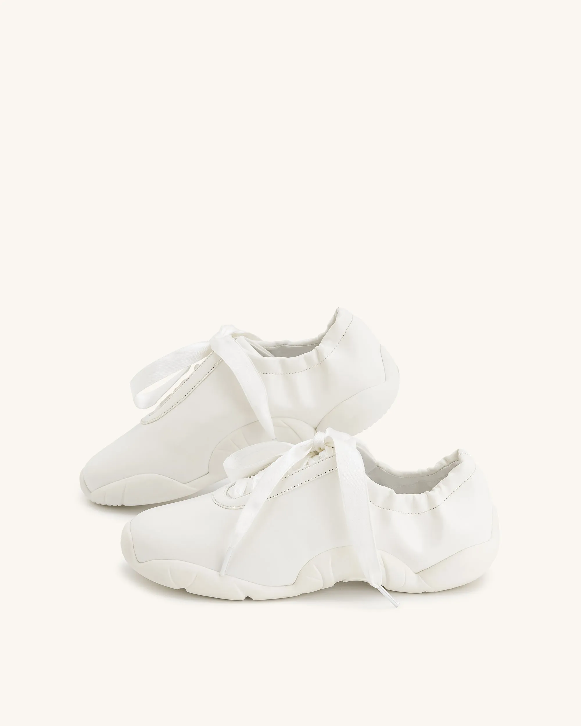 Flavia Ballerina Sneakers - White sold by JW PEI