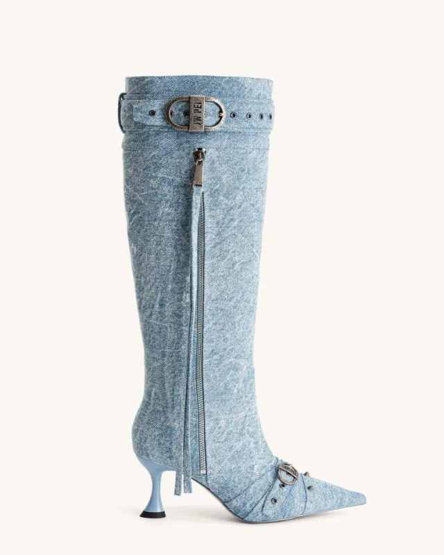 Nico Denim Boot - Blue made by JW PEI