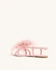 Fluffy Flats Sandals - Pink Beige sold by JW PEI
