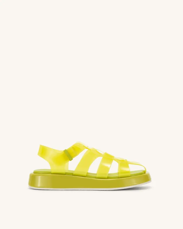 Piper Platform Sandal - Yellow sold by JW PEI