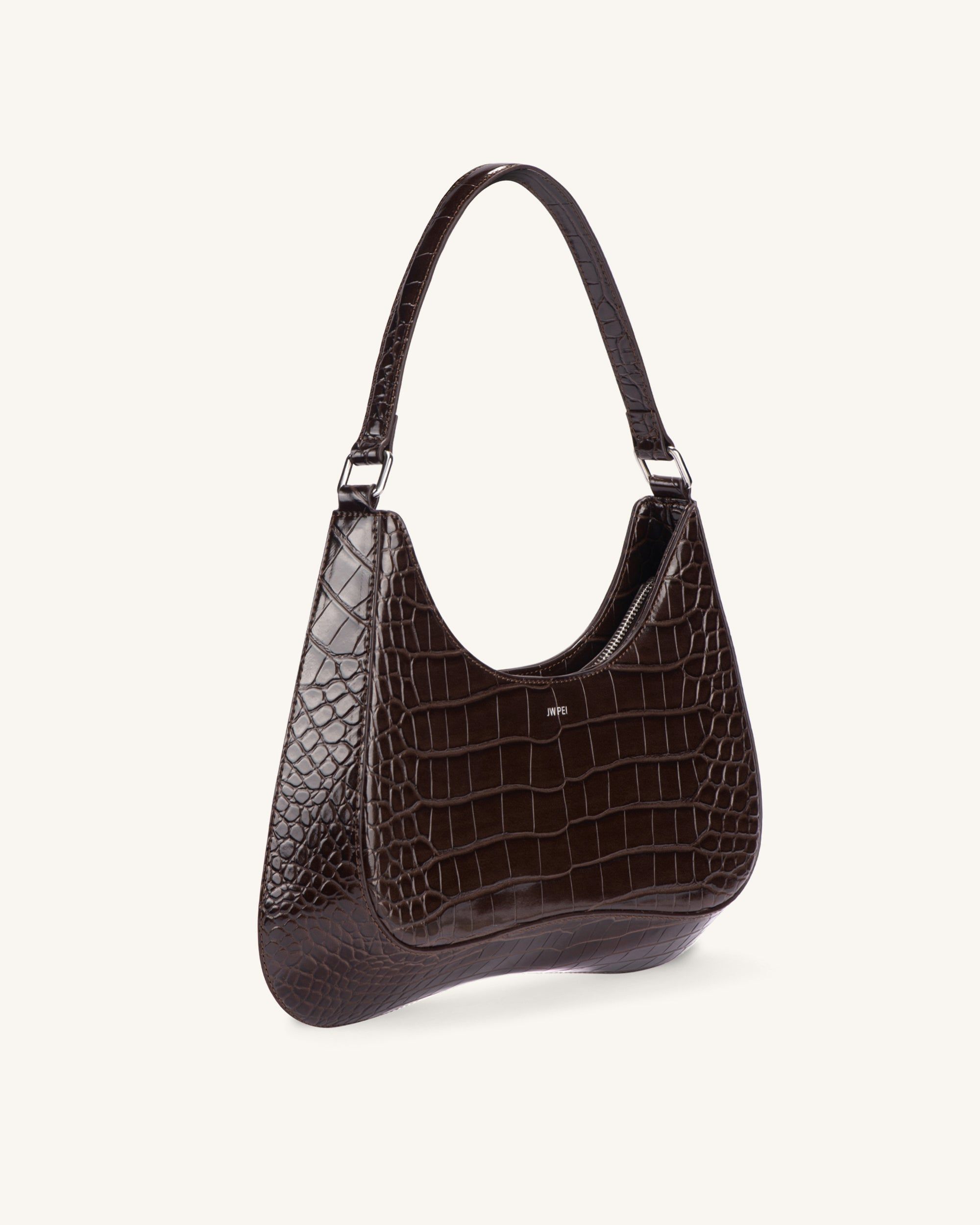 Ruby Shoulder Bag - Nutella Croc sold by JW PEI product image thumbnail 2
