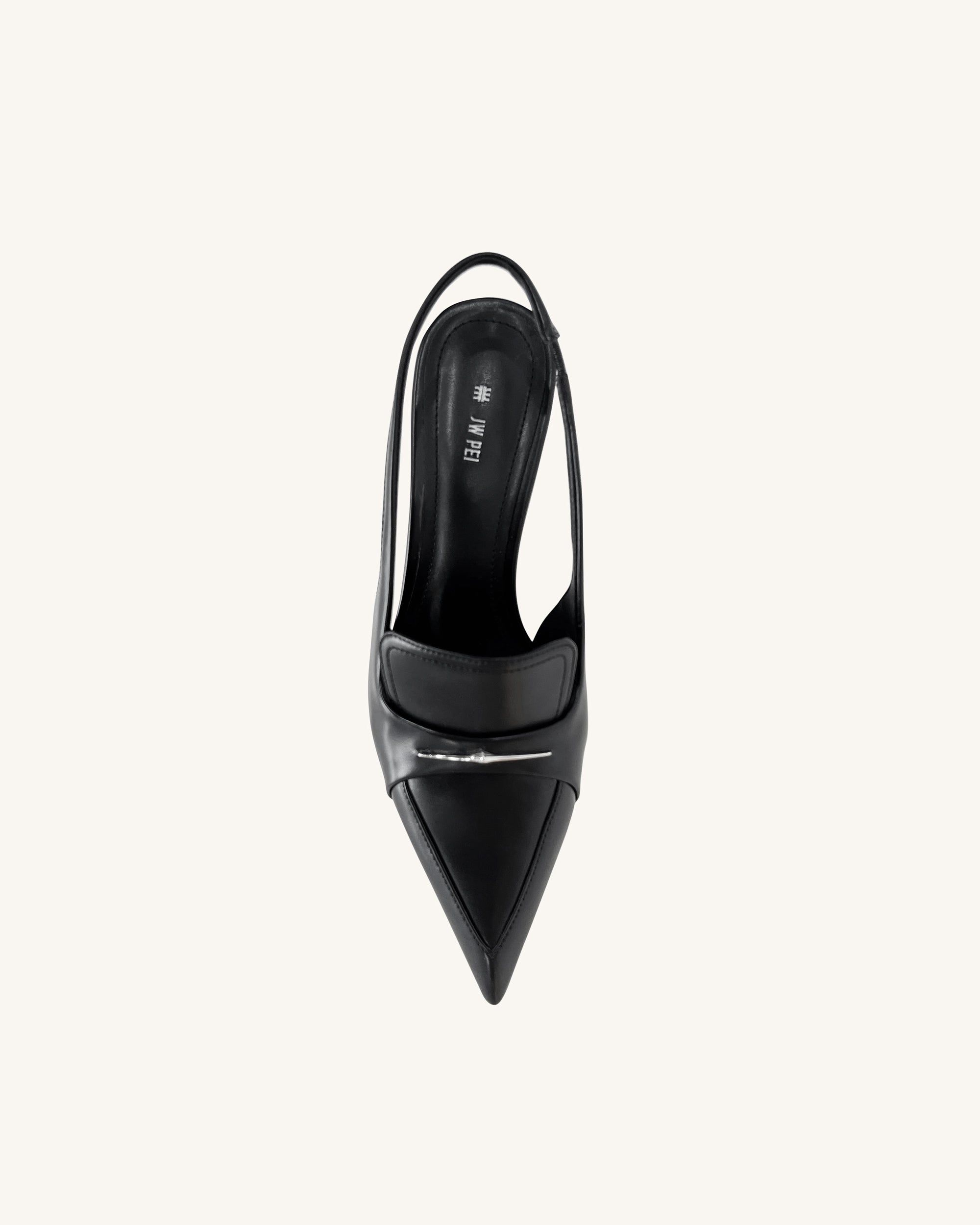 Carla Kitten Heel Pumps - Black sold by JW PEI product image thumbnail 2