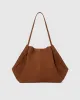Chestnut Suede Tote Bag - Brown sold by JW PEI