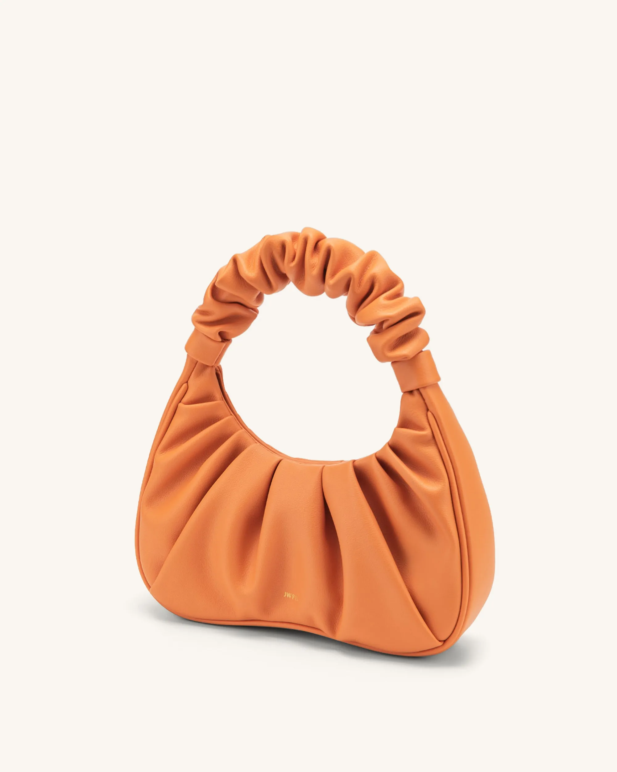 Gabbi Ruched Hobo Handbag - Orange sold by JW PEI product image thumbnail 2