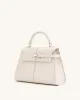 Elise Large Top Handle Bag - White sold by JW PEI