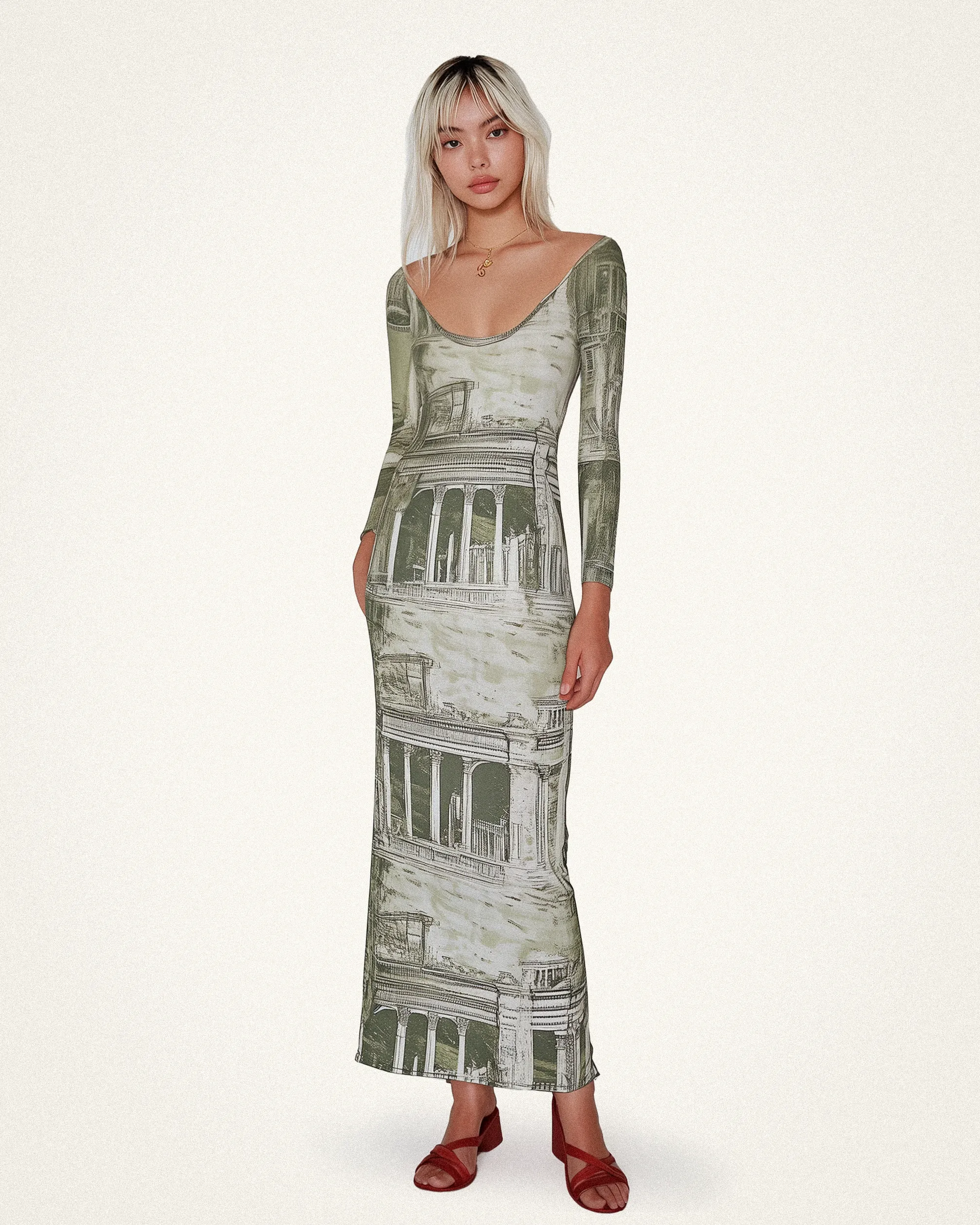 Mia Mesh Dress - Green sold by JW PEI