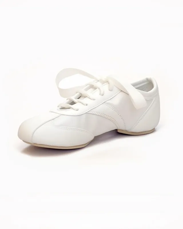Lacing-up Low Top Ballerina Sneakers  - White sold by JW PEI