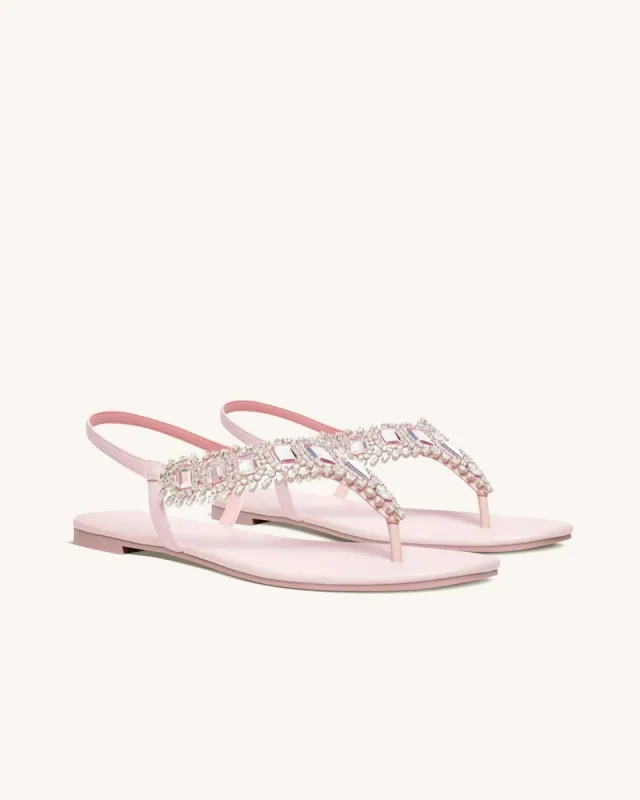 Flat Flip Flops
Artificial Crystal sold by JW PEI