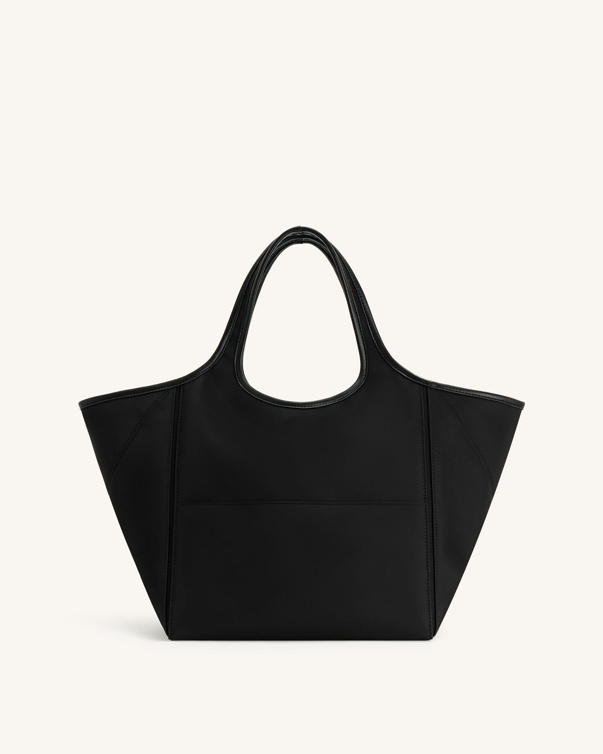 Eliana Nylon Tote Bag - Black sold by JW PEI product image thumbnail 3