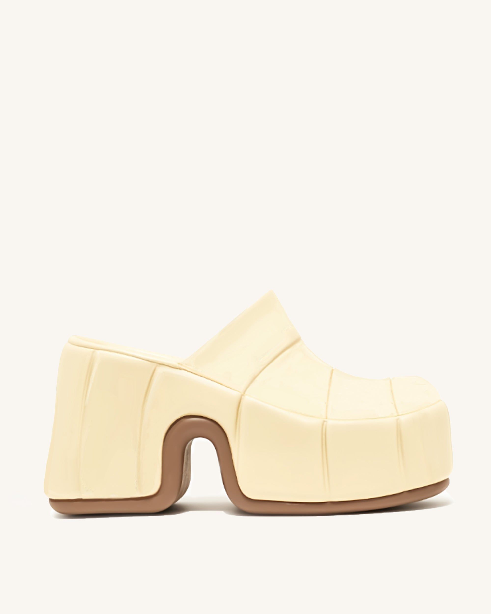 Vera Platform Clogs - Beige sold by JW PEI