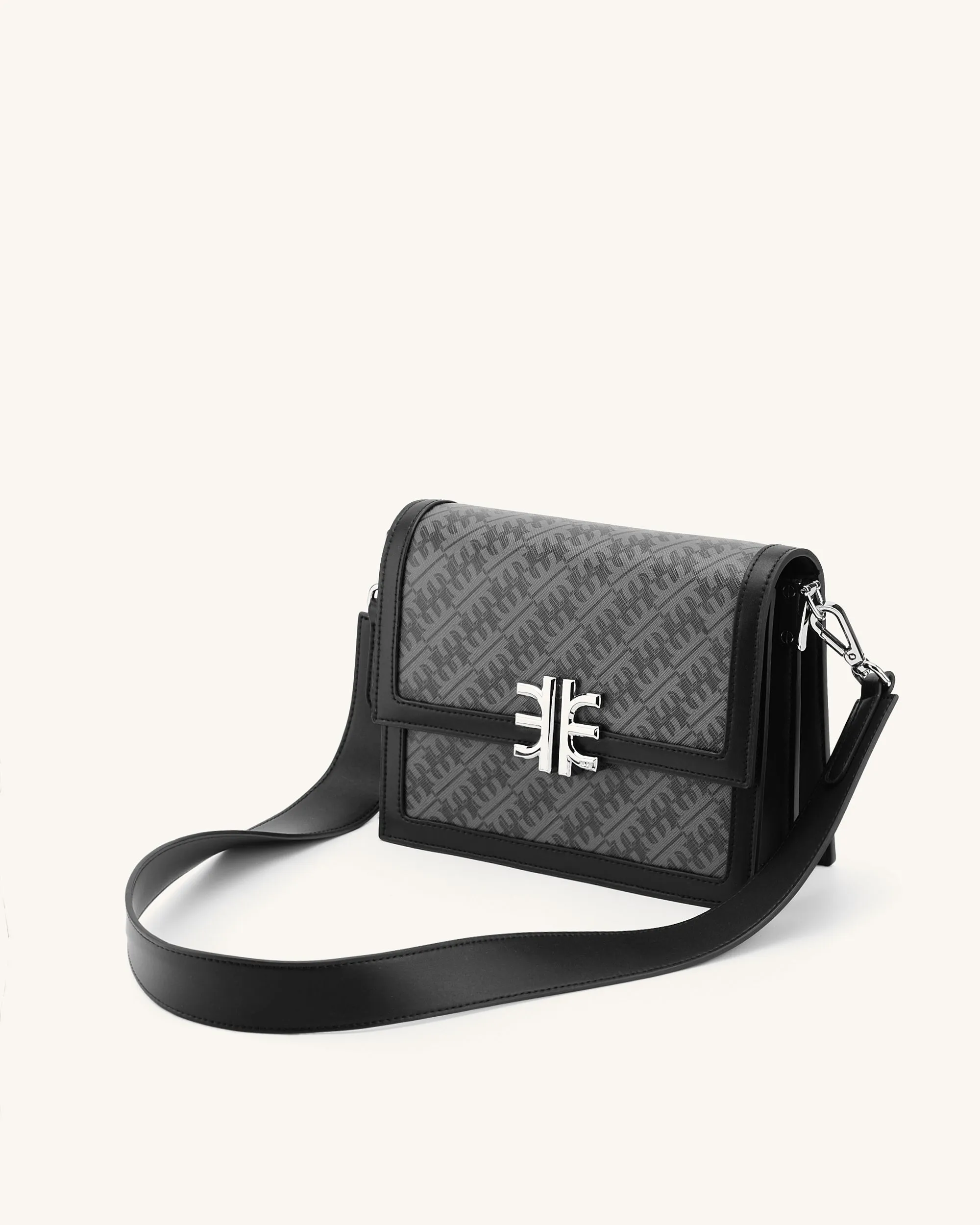 FEI Mini Flap Crossbody - Iron Black sold by JW PEI