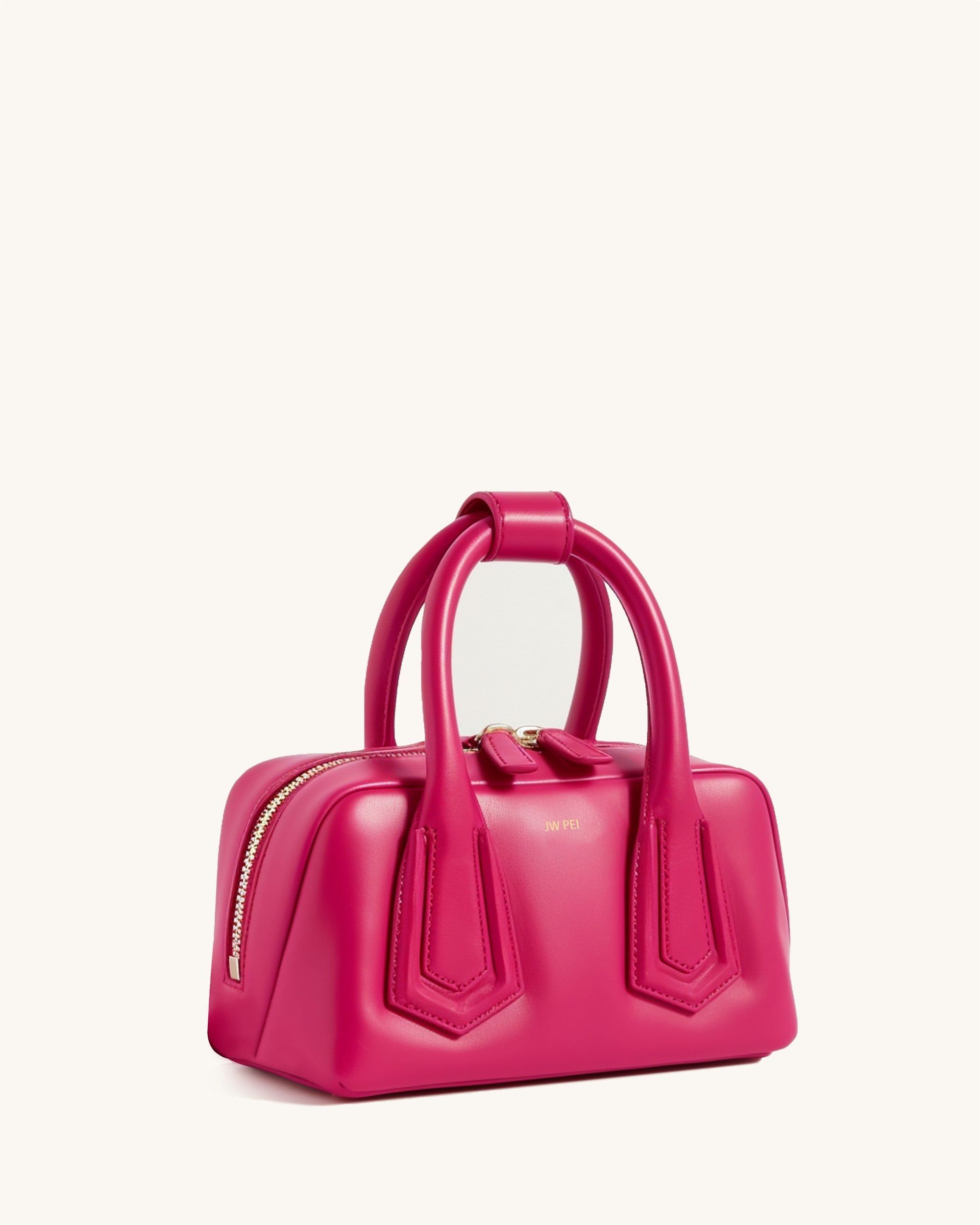 Tamara Top Handle Bag - Magenta sold by JW PEI