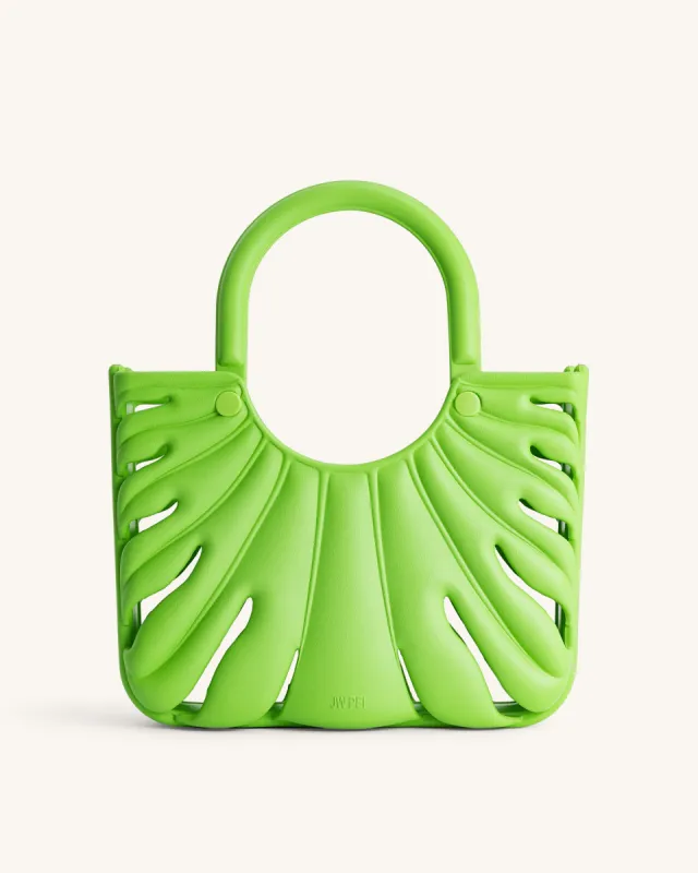 Faye Leaf Beach Bag - Neon Green sold by JW PEI