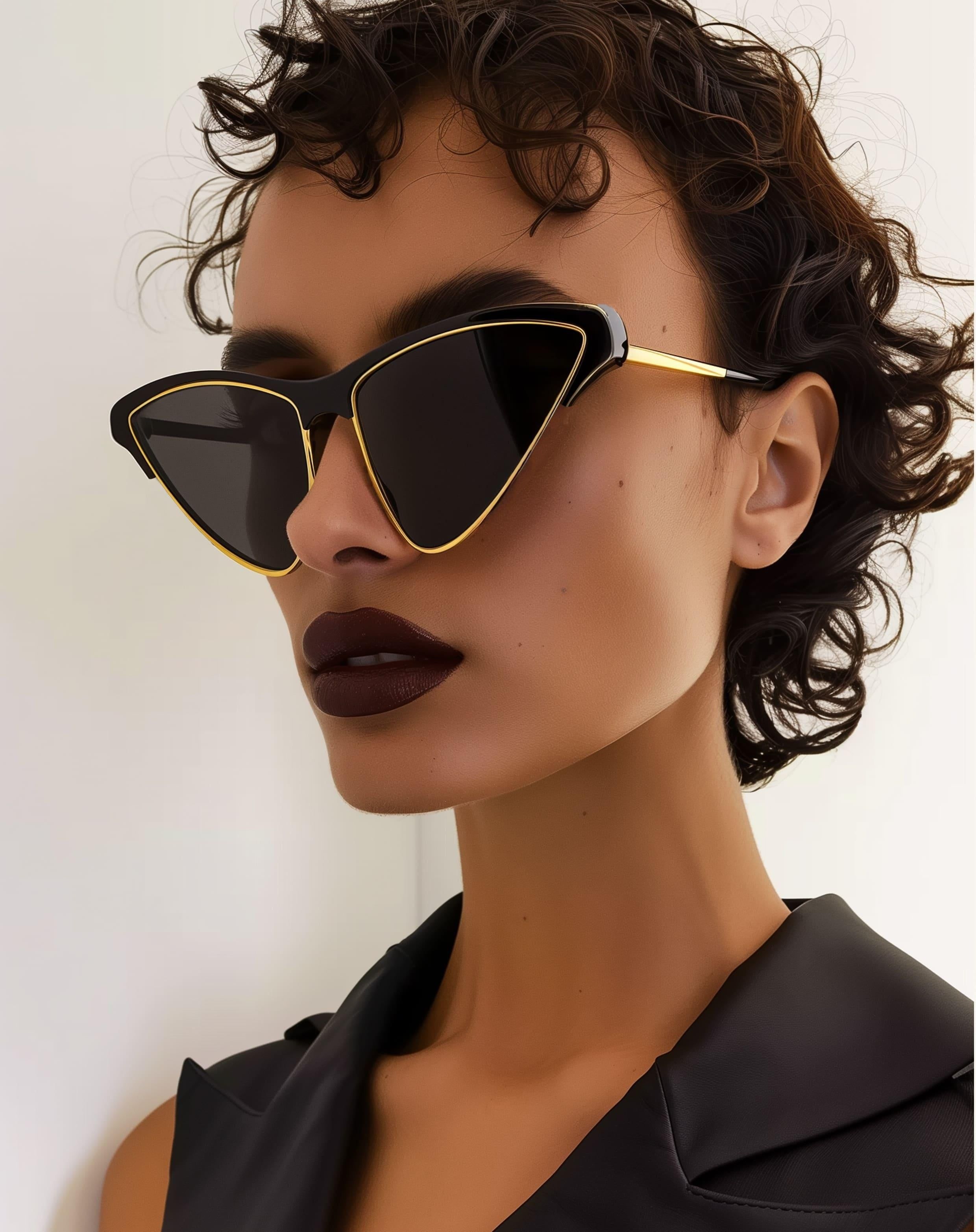 Kiera Sunglasses - Black sold by JW PEI